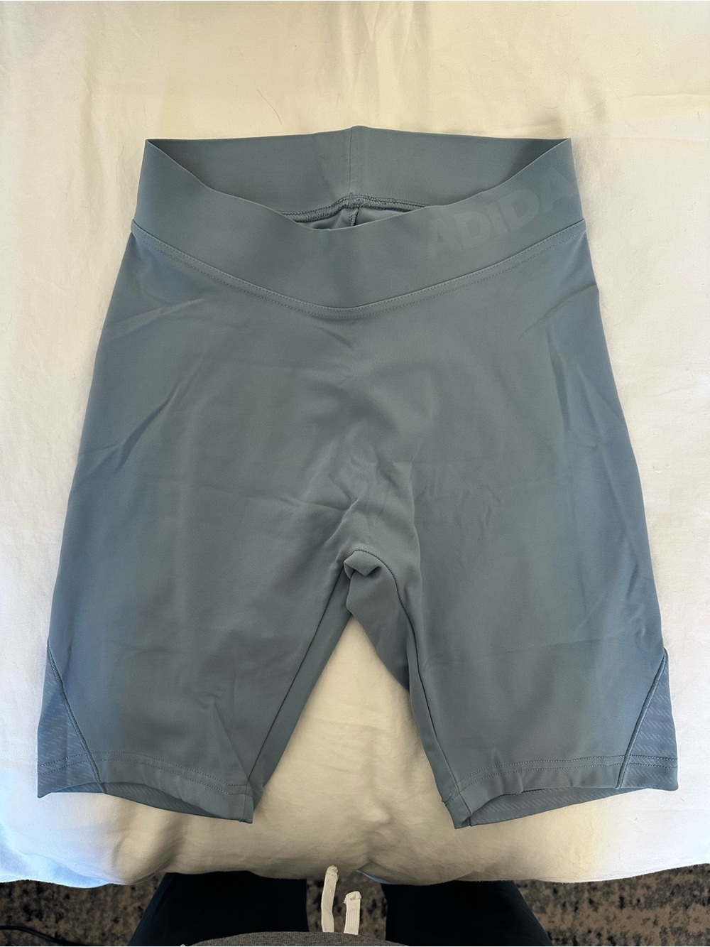 adidas Slate Blue compression shorts